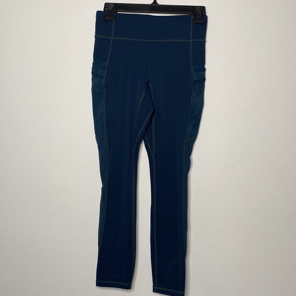 Fabletics Teal Active Leggings Waist 26” - Picture 5 of 9